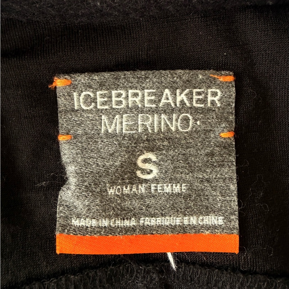 Icebreaker Black Women's Trench Coat with Fleece Collar - Picture 3 of 6